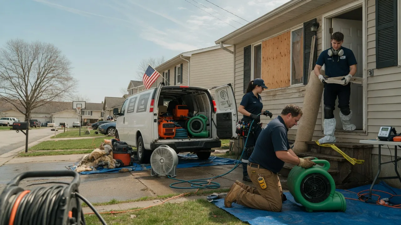 Water Damage Restoration in Bowdon, ND near me